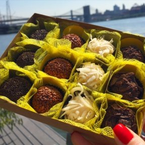 Gluten-free brigadeiro from Little Treats NYC